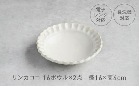【美濃焼】リンカココ 16ボウル 2点セット　【カネコ小兵製陶所】ボウル 2点セット 鉢[MBD210]