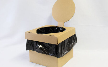 ふんばれるくん 組み立て式簡易トイレ【バイオドットコム】[MGP001]