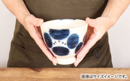 【美濃焼】安南 手描き ミニ どんぶり ペアセット タコ唐草×タコ唐草【宗山窯】花柄 丼 2点[MBI052]