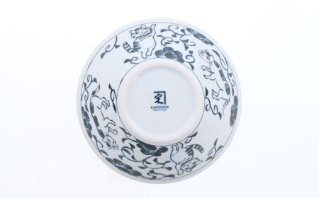 【美濃焼】帰ってきた ねこまるけ kaettekita NEKO-marche 反らし型 7.0鉢 ヒゲボタン 4点セット【カネ定製陶】[MEI047]