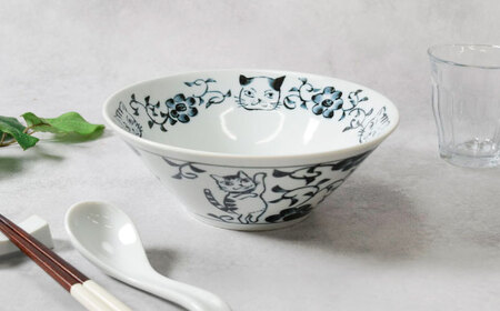 新品2点セット 美濃焼 ねこまるけ フリムク猫ちゃん 13cm 鉢 ねこ ネコ