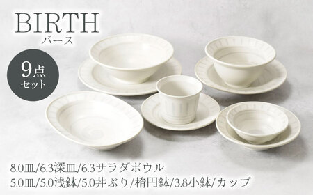 【美濃焼】バース シリーズ 9点セット 美濃焼【カネ定製陶】[MEI057]