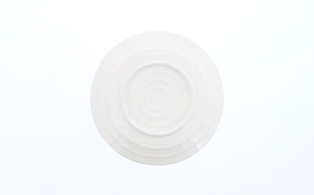 【美濃焼】うず粉引 土風型 8.0皿 4枚セット【カネ定製陶】[MEI088]