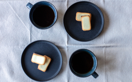 【美濃焼】プラネットコーヒーカップ・プレート ペア 海王星 4点セット【竜山窯】マグ ペアカップ カップ[MFR017]