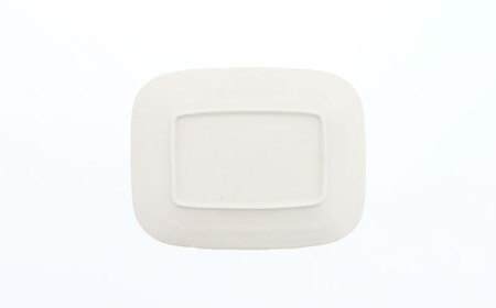 【美濃焼】雫 しずく 彫十草 焼物皿 4枚セット【カネ定製陶】[MEI097]