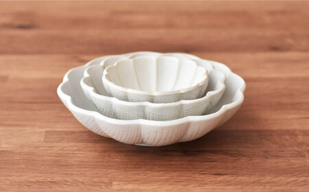 【美濃焼】 しのぎ ボウル 6点セット　【見谷陶器】 和食器 鉢 ボウル[MCG042]