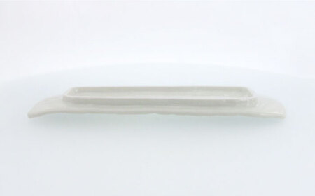 【美濃焼】曲水 きょくすい 荒瀬型 長皿 2枚セット【カネ定製陶】[MEI145]