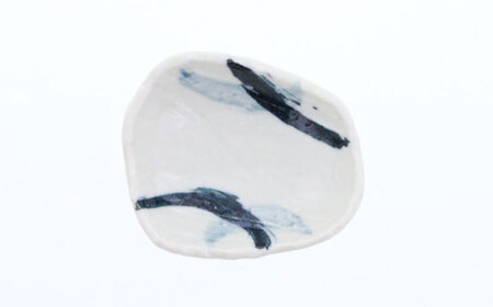 【美濃焼】曲水 きょくすい 荒瀬型 千代口 5枚セット【カネ定製陶】[MEI150]