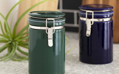 【美濃焼】＜トマト＞コーヒーキャニスター 200 1個【ZERO JAPAN】保存容器 コーヒー豆 キッチン収納 [MBR216-2]