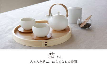 【美濃焼】SALIU結カップ4個セット 選べるカラー（白・墨）【株式会社ロロ】[MBZ057]