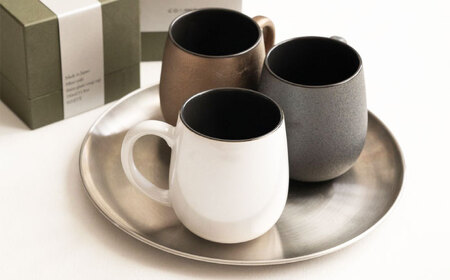 【美濃焼】miBRAND COSMO マグカップ（ゴールド）【見谷陶器】ギフト 贈り物[MCG051]