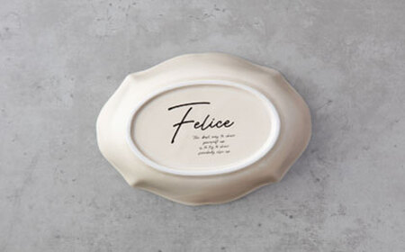 【美濃焼】fiorire-フィオリーレ-オーバルボウル3点セット（ivory）【Felice-フェリーチェ-藤田陶器】 皿 楕円皿 食器 [MBX119]