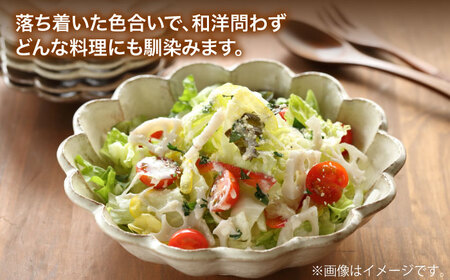 【美濃焼】リンカ 21ボウル 白練 1点 21.5cm【カネコ小兵製陶所】食器 鉢[MBD216-1]