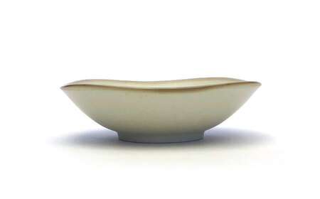 【美濃焼】淡く優しいフチドリのボウル ５点セット【山正各務陶器】 ナチュラル　器 北欧風 クリーム色 (640313)[MFW050]