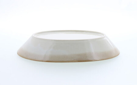 【美濃焼】スモークリース 印花型 楕円鉢 2点セット ブラウン【カネ定製陶】[MEI206-2]