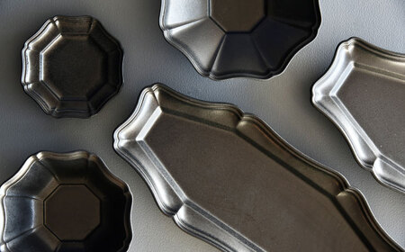 【美濃焼】八華-Hachika- 一汁三菜セット ブラック【Felice-フェリーチェ-藤田陶器】食器 皿 茶碗 おしゃれ[MBX190]