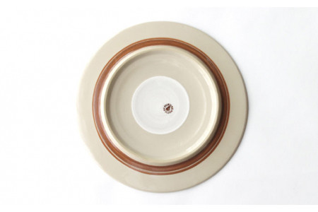 【美濃焼】椿 20cmリムプレート【ふくべ窯】【TOKI MINOYAKI返礼品】≪土岐市≫ かわいい おしゃれ 花 絵付け 手仕事 皿 食器 ケーキ デザート 美濃焼 取り皿 セット 小皿 ケーキ皿 デザート皿  [MAI002]