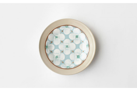 【美濃焼】花水木（トルコ）カップ＆15cmプレート【ふくべ窯】≪土岐市≫ 食器 うつわ カフェ コーヒー 茶 皿 かわいい おしゃれ 花 絵付け 手仕事 コップ 手付き コーヒーカップ ケーキ皿 取り皿 デザート トースト [MAI005]