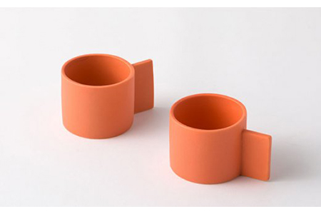 【美濃焼】Voyage ヴォヤージュオランジュルーシー【晋山窯ヤマツ】茶器 茶器セット 急須 食器 器 ポット ティーポット カップ マグ コップ マグカップ 取手付 煎茶 煎茶碗 緑茶 お茶 革 革製 ペア 陶器 シンプル セット 茶 オレンジ 橙 送料無料 [MAS018]