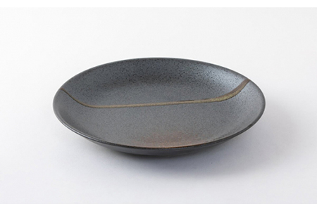 【美濃焼】便利だね！！すぐ使える男のおひとり様セット 南蛮【陶土う庵】（4312-0101）（レンジ対応/食洗器対応/3点セット）大皿 小鉢 シンプル かっこいい 新生活 一人暮らし 食器 器 うつわ 黒 ブラック 送料無料[MBY076]