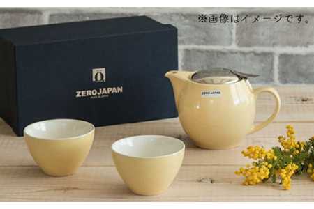 【美濃焼】ティーギフトセットA キウイ【ZERO JAPAN】【TOKI MINOYAKI返礼品】 食器 うつわ 茶器 ティーポット 湯呑み シンプル かわいい おしゃれ 贈り物  紅茶ポット 緑茶 ハーブティー おうちカフェ ナチュラル  緑 グリーン 送料無料 [MBR008]