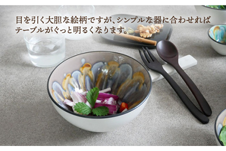 【美濃焼】ボウル 3サイズセット フルール 貫入 パープル【EAST table】 美濃焼 セット カレー 食器 食器 おしゃれ キッチン用品 洋食器 国産 陶器 洋食器 中鉢 取り鉢 煮物鉢 副菜鉢 ボール マルチボウル スープボウル デザートボウル シリアルボウル  [MBS037]