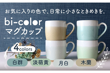 美濃焼 Bi Colorマグカップ 4色セット 白群 淡萌黄 月白 木蘭 山二製陶所 ティーカップ コーヒーカップ 食器 うつわ おしゃれ Mda009 岐阜県土岐市 ふるさと納税サイト ふるなび