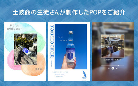 土岐商サイダー 250ml 12本セット【千古乃岩酒造】炭酸 ご当地 岐阜 ノンアルコール ジュース 清涼飲料水 高校生 商業高校 コラボ 学生デザイン 送料無料 [MBK003]