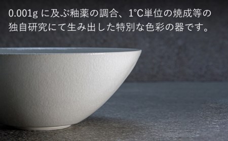 【美濃焼】bowl -ice- L【陶芸家・宮下将太】食器 鉢 ボウル 副菜鉢 サラダボウル デザートボウル シンプル おしゃれ 陶芸家 芸術 インテリア ギフト プレゼント 贈り物 レンジ対応 白色 ホワイト 送料無料[MDL018]