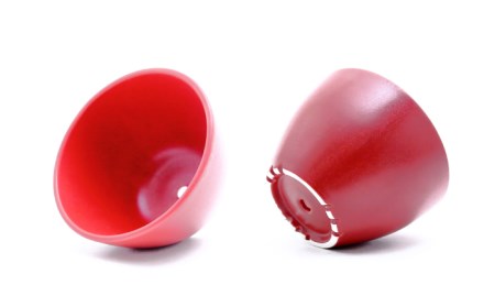 【美濃焼】ワインレッド Plant Hunter Pot【RYOTA AOKI POTTERY/青木良太】/ 陶芸家 プランター インテリア 雑貨 植木鉢 レッド 赤 芸術 美術品 高級感 おしゃれ 送料無料 [MCH289]