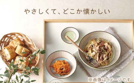 【美濃焼】wabi十草 深皿 3枚セット【株式会社二幸】食器 皿 お皿 プレート カレー皿 パスタ皿 サラダ 3色 3名 和風 洋風 レトロ カラフル [MCZ080]