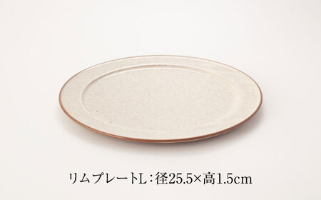 【美濃焼】グレイズ リムプレート S・L 2枚 セット（ホワイト）【丹山窯】食器 皿 プレート パスタ皿 ケーキ皿 メインディッシュ ワンプレート ホワイト 白 シンプル おしゃれ レンジ対応 食洗機対応 送料無料 [MEH001]