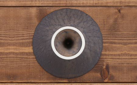 【美濃焼】コンポート 12.5cm 凛 金結晶　2点セット【EAST table】洋菓子 アクセサリー インテリア 和食器 日本製 デザート皿 アフタヌーンティー 陶器 ナチュラル 高台皿 脚付き皿 トレー お家カフェ [MBS089]