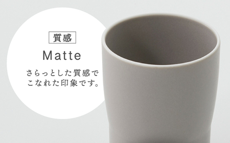 【美濃焼】StackStock なごみの色目（Matte）カップ 3色セット【城山製陶所】食器 湯呑 コップ デザートカップ インテリア 小物入れ スタッキング ブラウン グレー グリーン 茶 灰 緑 磁器 シンプル おしゃれ レンジ対応 食洗機対応 送料無料 [MCK027]