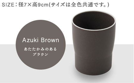 【美濃焼】StackStock なごみの色目（Matte）カップ 3色セット【城山製陶所】食器 湯呑 コップ デザートカップ インテリア 小物入れ スタッキング ブラウン グレー グリーン 茶 灰 緑 磁器 シンプル おしゃれ レンジ対応 食洗機対応 送料無料 [MCK027]