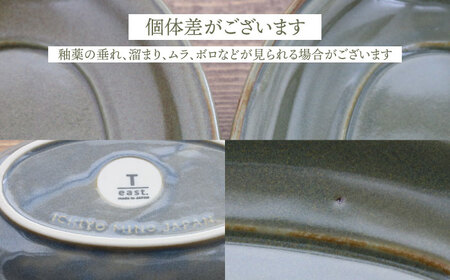 【美濃焼】オーバルプレート SML　3サイズセット Largoラルゴ　カーキ【EAST table】食器 食器セット お皿 皿 ワンプレート ランチ プレート 美濃焼 セット ケーキ ソーサー 中皿 さら おしゃれ キッチン用品 洋食器 楕円皿 [MBS100]