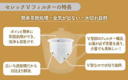 【美濃焼】セレック Vポット 390ml（新 カモミール）【山加商店】C-SV-2 食器 茶器 急須 ティーポット お茶 緑茶 ティータイム 花柄 ホワイト シンプル おしゃれ レンジ対応 食洗機対応 送料無料 [MEB028]