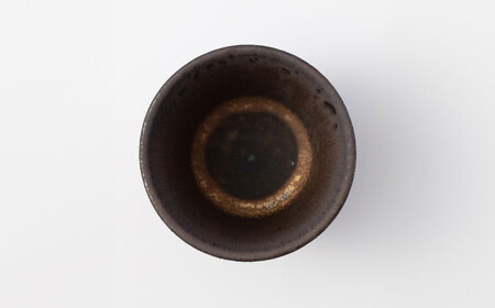 【美濃焼】匠のロックカップ ゴールドブルー 彩シリーズ【角山製陶所】食器 酒器 コップ グラス タンブラー 湯呑み 窯変 宇宙 金色 ゴールド 青色 ブルー シック 大人 送料無料[MCS008]