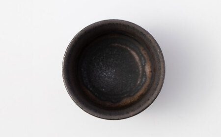 【美濃焼】匠のぐい呑み ショート ゴールドブルー 彩シリーズ【角山製陶所】食器 酒器 盃 杯 ぐいのみ おちょこ お猪口 日本酒 窯変 宇宙 金色 ゴールド 青色 ブルー シック 大人 送料無料　[MCS010]