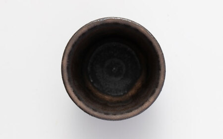 【美濃焼】匠のぐい呑み トール ゴールドブルー 彩シリーズ【角山製陶所】食器 酒器 盃 杯 ぐいのみ おちょこ お猪口 日本酒 窯変 宇宙 金色 ゴールド 青色 ブルー シック 大人 送料無料　[MCS011]