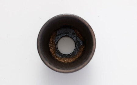 【美濃焼】匠の植器鉢 ミニ 縦型 ゴールドブルー 彩シリーズ【角山製陶所】観葉植物 鉢植え プランター 多肉植物 雑貨 インテリア ガーデニング 陶器 窯変 宇宙 金色 ゴールド 青色 ブルー シック 大人 送料無料[MCS017]