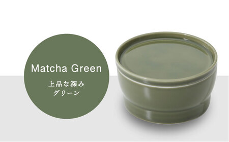 【美濃焼】StackStock なごみの色目（Gloss）プレートM・ボウルM 4点 セット Matcha Green × Azuki Brown【城山製陶所】食器 小皿 小鉢 醤油皿 薬味皿 副菜鉢 インテリア アクセサリートレイ 小物入れ スタッキング グリーン ブラウン 緑 茶 磁器 シンプル おしゃれ レンジ対応 食洗機対応 送料無料 [MCK061]