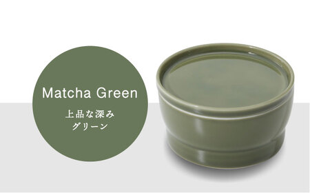 【美濃焼】StackStock なごみの色目（Gloss）プレートM・ボウルM 4点 セット Matcha Green × Sesame Gray【城山製陶所】食器 小皿 小鉢 醤油皿 薬味皿 副菜鉢 インテリア アクセサリートレイ 小物入れ スタッキング グリーン グレー 緑 灰 磁器 シンプル おしゃれ レンジ対応 食洗機対応 送料無料 [MCK062]