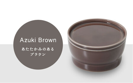 【美濃焼】StackStock なごみの色目（Gloss）プレートM・ボウルM 4点 セット Azuki Brown × Sesame Gray【城山製陶所】食器 小皿 小鉢 醤油皿 薬味皿 副菜鉢 インテリア アクセサリートレイ 小物入れ スタッキング ブラウン グレー 茶 灰 磁器 シンプル おしゃれ レンジ対応 食洗機対応 送料無料 [MCK063]