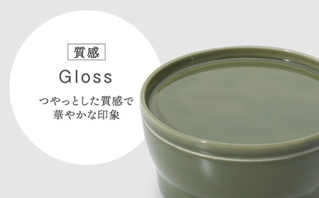 【美濃焼】StackStock なごみの色目（Gloss）プレートL・ボウルL 4点 セット Matcha Green × Azuki Brown【城山製陶所】食器 皿 鉢 ケーキ皿 取り皿 副菜鉢 インテリア アクセサリートレイ 小物入れ スタッキング グリーン ブラウン 緑 茶 磁器 シンプル おしゃれ レンジ対応 食洗機対応 送料無料 [MCK064]
