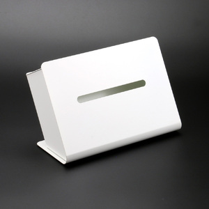 787 TS10-01WH ZEOOR ソフトパック用ティッシュケース 横型 ホワイト