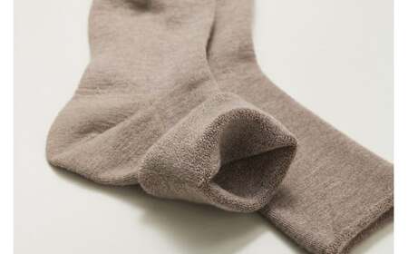 917 冷え性さんのためのルームソックス(ベージュ)