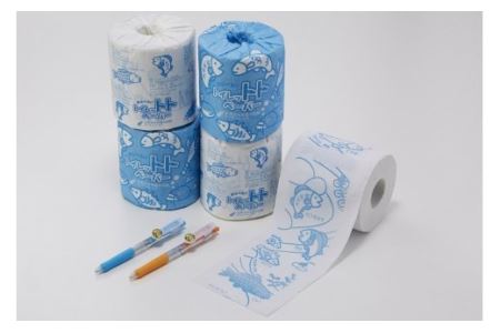 509 まなべる!!トイレットペーパー2ロール入り48セットとオリジナルグッズ
