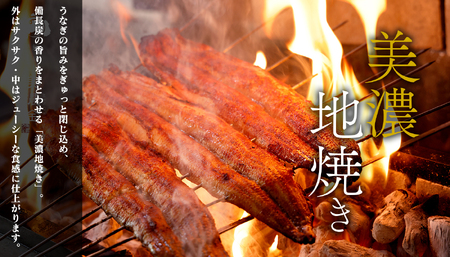 1036 美濃金 神田本店 炭焼 国産うなぎ蒲焼2尾