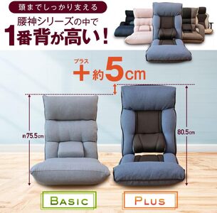 1146 腰の神様がくれた座椅子　PLUS【色が選べる】